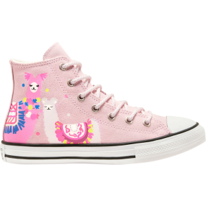 Кроссовки Converse Chuck Taylor All Star High GS Playful Llama, розовый