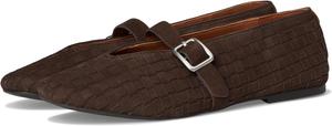 Балетки Gentle Souls by Kenneth Cole Winifred, цвет Dark Chocolate Suede