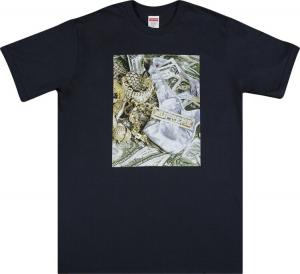 Футболка Supreme Bling Tee 'Navy', синий