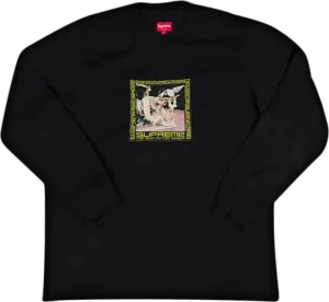Футболка Supreme Best In The World Long-Sleeve T-Shirt 'Black', черный