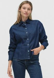 Блуза Dobber THERESA DENIM SHIRT, Dk Blue Wash/Blue Denim