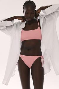 Плавки бикини со стрингами на завязках H&M, розовый