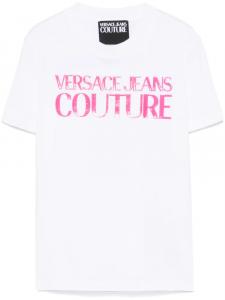Футболка из хлопчатобумажного джерси Versace Jeans Couture, белый
