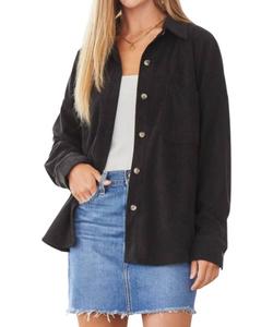 Рубашка We Go Together Cordour на пуговицах черного цвета ANDREE BY UNIT