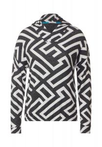 Рубашка с длинным рукавом CECIL, цвет Black Melange