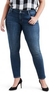 Женские узкие джинсы Levi's 711 (также доступны в размере Plus), Astro Indigo - Dark Indigo