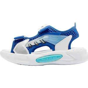 Детские сандалии с низким верхом, устойчивые к скольжению, для детей от 3 до 7 лет QIAODAN, синий/белый