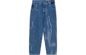 Футболка с контрастным логотипом FENDI, синяя