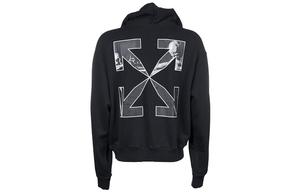 Толстовка мужская Off-White Oversized с принтом, черный