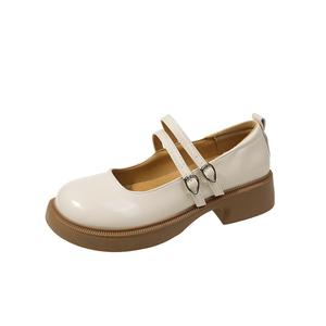 Xingdiman Платформенные туфли Мэри Джейн для женщин экрю, цвет Ecru