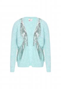 IZIA Вязаный кардиган в цвете аква