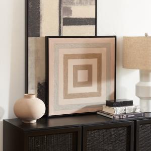 Картина Safavieh Stonebridge, черный / кремовый