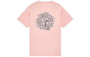 Футболка мужская розовая Stone Island, розовый