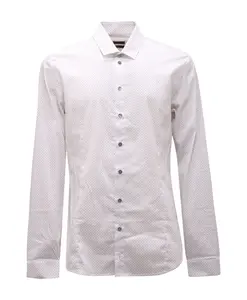 Рубашка с микропятнами Patrizia Pepe, белый