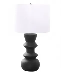 Настольная керамическая лампа Lighting 66 см Monarch Specialties, черный