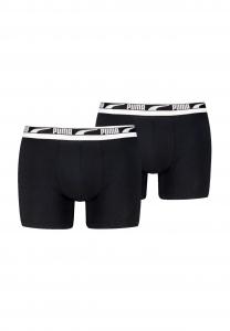 Трусы на каждый день короткие, мужские, 2 шт PUMA, цвет 001 Black/ Black