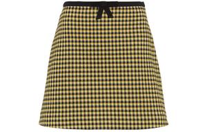 Юбка Miu Miu, желтый/черный