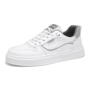 SHOUBA Мужские низкие скейтерские кеды белые, цвет White