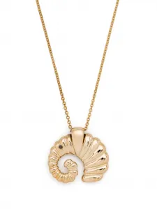 Колье Elephant Coquillage из желтого золота с подвеской Yvonne Léon, золотой