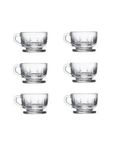 Набор из 6 чашек для эспрессо Flore объемом 3,5 унции La Rochère, Clear