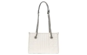 GUCCI Сумка через плечо GG Marmont из кожи, маленькая кроссбоди женская white