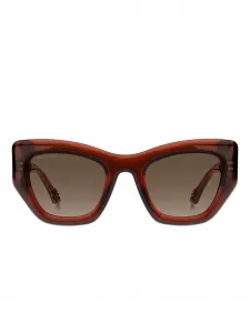 Солнцезащитные очки «кошачий глаз», украшенные узором пейсли ETRO, красный