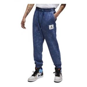 Штаны флисовые потертые штаны Air Jordan, синий