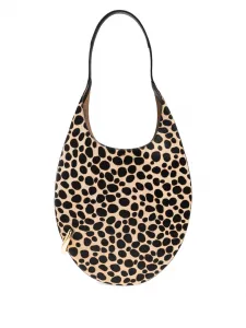 Сумка-шоппер с анималистичным принтом Tory Burch, нейтральный