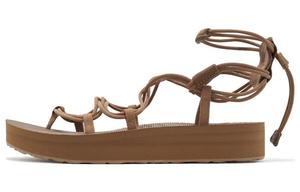 Пляжные сандалии женские коричневые Teva