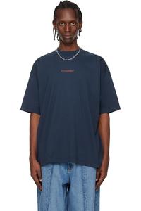 Футболка «Порнозвезда» Vetements, темно-синий