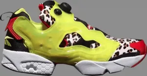 Кроссовки atmos x instapump fury 'citron animal' Reebok, желтый