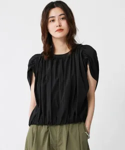 Блузка с присборенным объемом Babylone, цвет Black 19