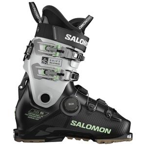 Женские горнолыжные ботинки Salomon Shift Supra BOA 95 W GW, черный/холодный серый/патиновый зеленый