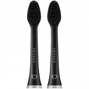 Seysso Carbon сменные насадки для зубных щеток, 2 шт./1 упаковка