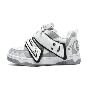 Кроссовки ABCIO Skateboarding Shoes Unisex Low-top, белый/черный