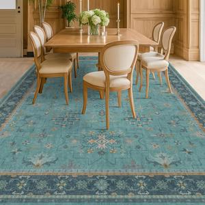 Ковёр Hazo Haus для гостиной, 214х275 см, бирюзовый