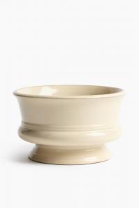 Ваза H&M Glazed Terracotta, 21,8 см, светло-бежевый