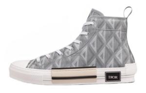 Кроссовки DIOR B23 High Top Gray Cd Diamond