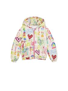 Desigual Зимняя куртка в натуральном белом цвете