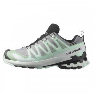 Кроссовки Xa Pro 3D V9 Gore Tex женские SALOMON, Turquoise/Light Gray/Black