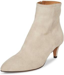 Женские шикарные ботильоны XYD с низким каблуком-кистен и заостренным закрытым носком, боковой молнией, для вечеринки, с блестками, модные короткие ботильоны, Beige