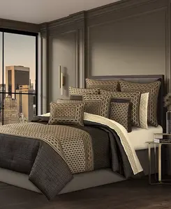 Комплект постельного белья Metropolitan из 3 предметов, полный/двуспальный J Queen New York, bronze