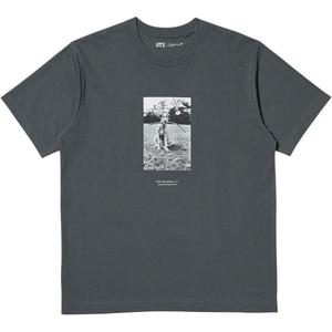 Футболка Elliott Erwitt Elliott Erwit SS26 Unisex UNIQLO, темно-серый