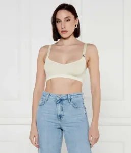 Топ slim fit Patrizia Pepe, желтый