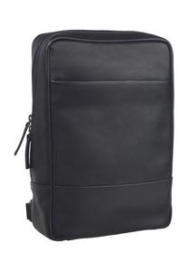 Сумка через плечо, кожаная, однотонная, мужская Heyden, черный