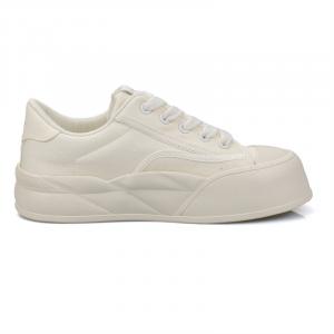 Холщовые кеды женские низкие черный/бежевый B10Crown