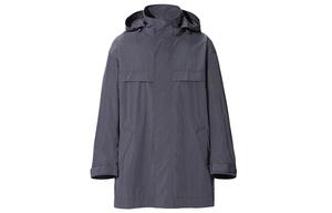 UNIQLO Объемный худи-полупальто, Dark Gray