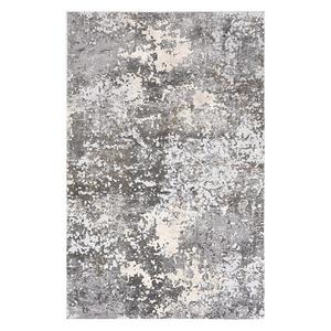 Современный абстрактный ковер Chastin Nuloom, серый, 61x244 см