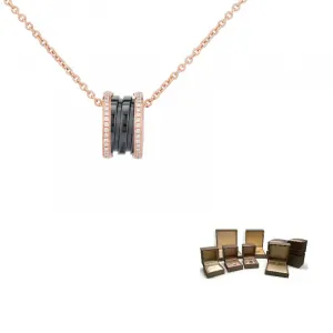 BVLGARI Кулон B.Zero1 из розового золота