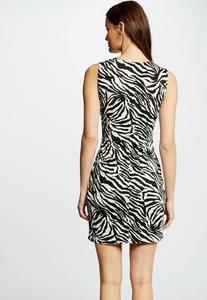 Повседневное платье Zebra Morgan, черно-белое